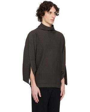 Homme Plissé Issey Miyake Kinetic Sculpture Jacket in Black for