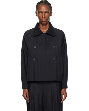 Pleats Please Issey Miyake Smooth Jacket - Black
