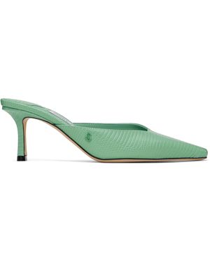 Jimmy Choo グリーン Vivi 65 ミュール