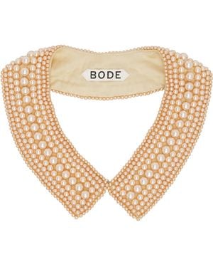 Bode Pearl Collar Choker - Metallic