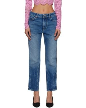 Rabanne Zip Jeans - Blue