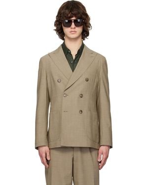 BOSS Double-Breasted Blazer - Multicolour