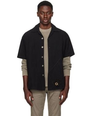 Greg Lauren ブラック Tent シャツ