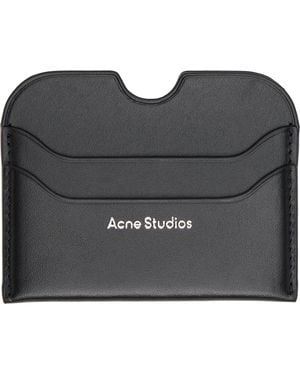 Acne Studios Leather Card Holder - Black
