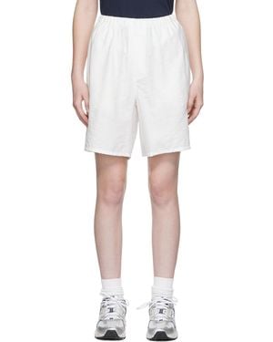 Ami Paris Ssense限定 ホワイト ビスコース ショートパンツ