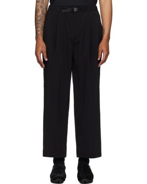 Snow Peak Pantalon Noir À Séchage Rapide