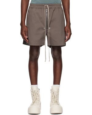 メンズ Rick Owens ブラック Hollywood Bela Boxers ショート