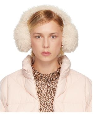 Moncler Logo Ear Muffs - Natural