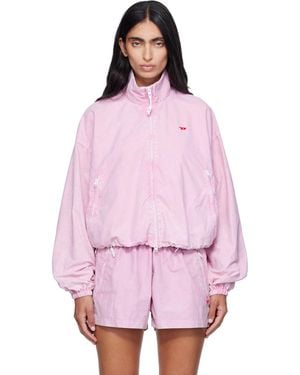 DIESEL Faded Bomber Jacket - Pink