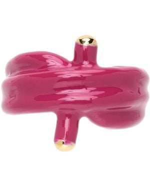 Columbia Ssense Exclusive Alan Crocetti Edition Double Knot Ring - Pink
