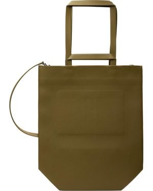 Ecco Khaki Isaac Reina Edition Large Mobile Tote - Green