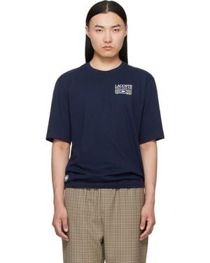 Lacoste Roland-Garros Edition Graphic T-Shirt - Blue
