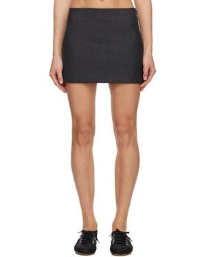 Givenchy Wool Miniskirt - Black