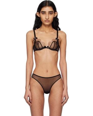 Agent Provocateur ブラック＆ピンク Lorna ブラ