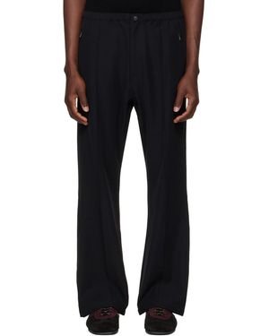 Needles Cavalry Twill Boot-Cut Warm Up Trousers - Black