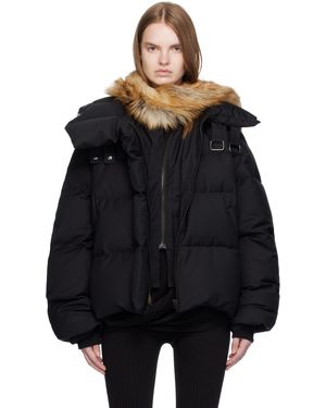 OTTOLINGER Deconstructed Double Zip Down Jacket - Black