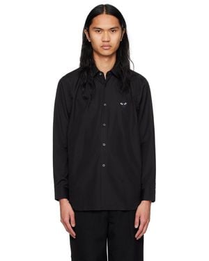 COMME DES GARÇONS PLAY Heart Shirt - Black