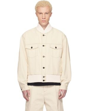 Lanvin Off- Teddy Jacket - Natural