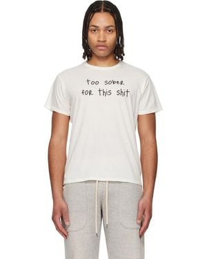 R13 Off- 'Too Sober' Boy T-Shirt - Multicolour