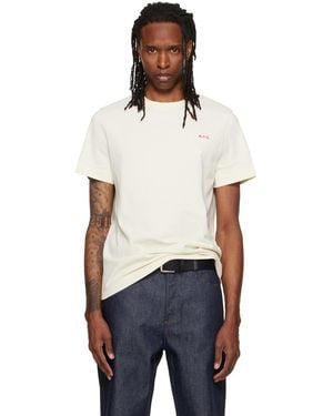 A.P.C. Off- Oliver T-Shirt - White