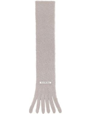 Acne Studios Skinny Logo Scarf - Black