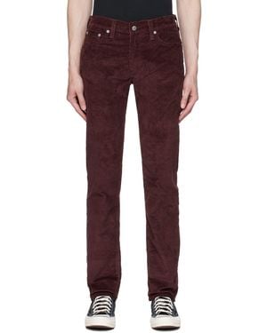 Levi's Burgundy 511 Slim Pants - Red