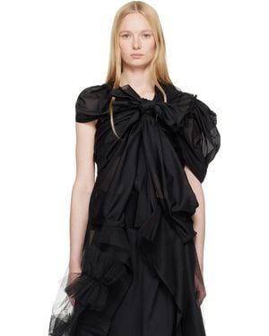 Tao Comme Des Garçons Tricot Blouse - Black