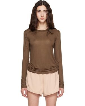 Baserange Long Sleeve T-Shirt - Brown