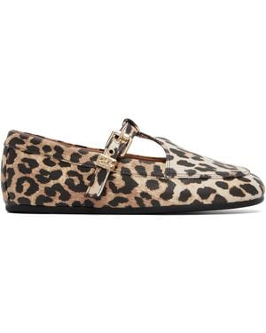 Ganni Mary Jenny Ballerina Flats - Multicolor