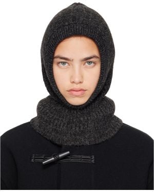 Lemaire Alpaca & Yak Blend Balaclava - Black