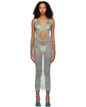 Isa Boulder Long Pullaway Jelly Dress - Black