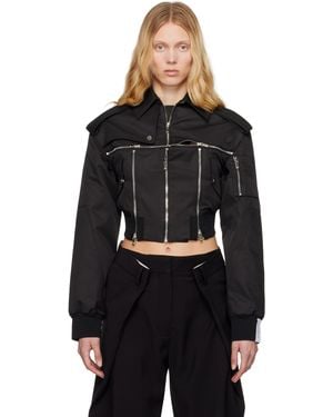 ROKH Broken Harrington Jacket - Black