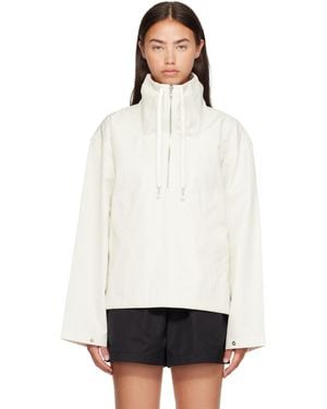 Agolde Lydia Popover Anorak - White