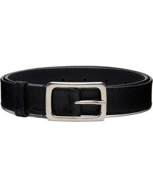 Dries Van Noten Leather Belt - Black