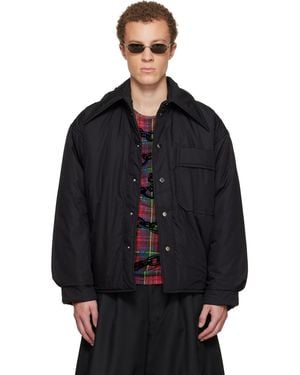 Charles Jeffrey Puffer Overshirt - Black