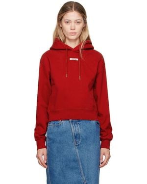 Jacquemus "Grosgrain" Sweatshirt - Red