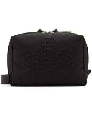Vivienne Westwood Black Re-nylon Washing Pouch