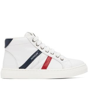 Moncler キッズ｜ホワイト Petit Monaco スニーカー - ブラック