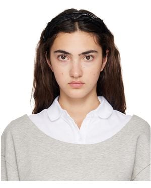 MERRMA Ssense Exclusive Feather Headband - White