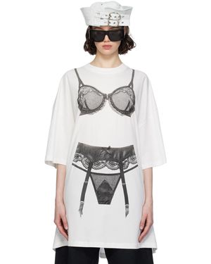 VAQUERA Trompe L'œil T-shirt - White