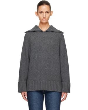 Victoria Beckham Pull Ample Gris