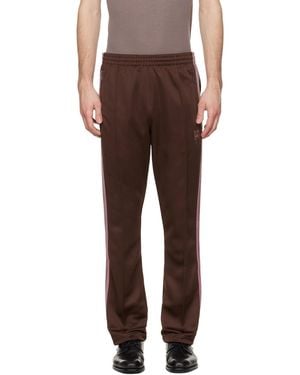 Needles Narrow Track Trousers - Brown
