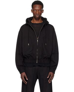 Tondolo Arm Patch Hoodie - Black