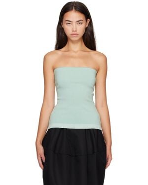 Jacquemus Haut Tube Sera Vert En Tricot