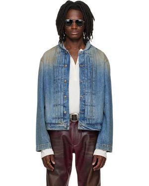 424 Collection Trucker Denim Jacket - Blue