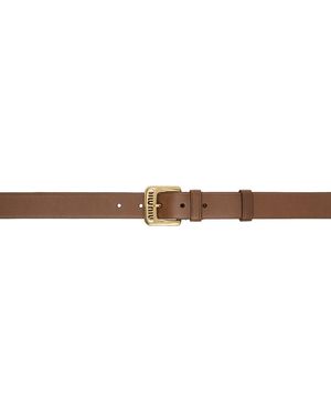 Miu Miu Leather Belt - Black