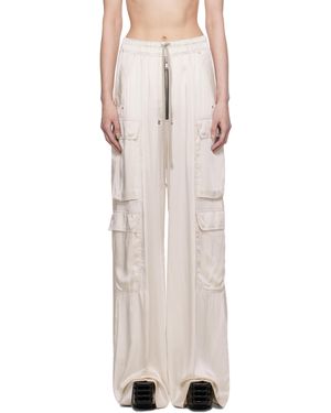 Rick Owens Off- Hollywood Cargobelas Trousers - Black