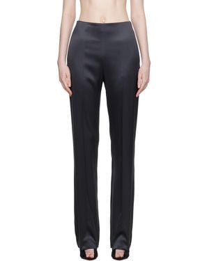 Valentino Double Duchesse Stretch Trousers - Blue