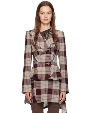 Vivienne Westwood Drunken Tailored Blazer - Black