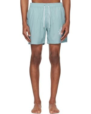 Amiri Starburst Swim Shorts - Blue